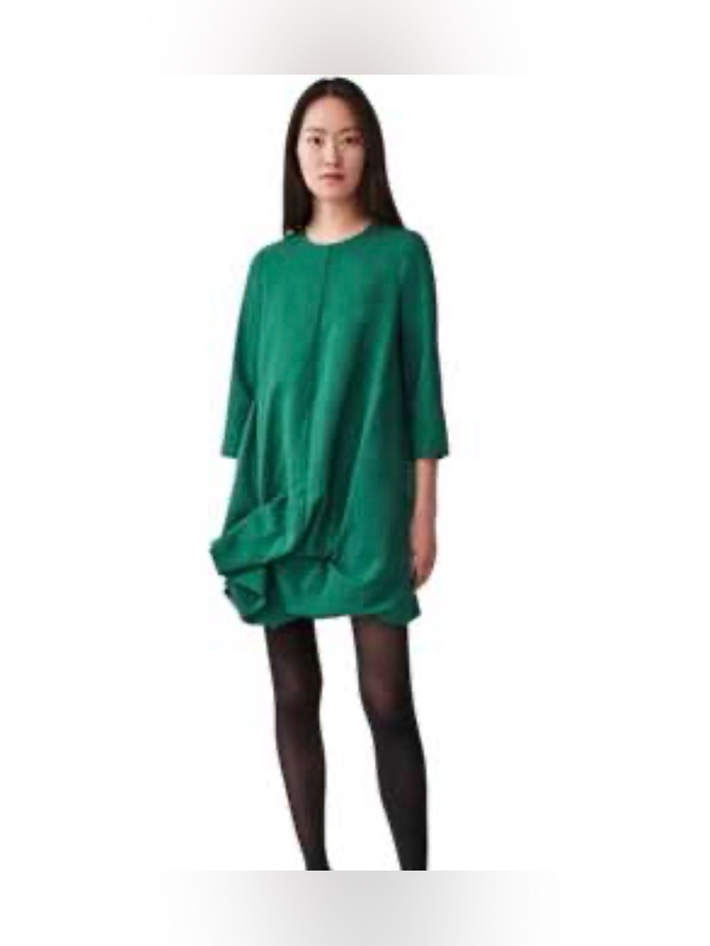 COS Green Balloon Hem Dress Size 12 US